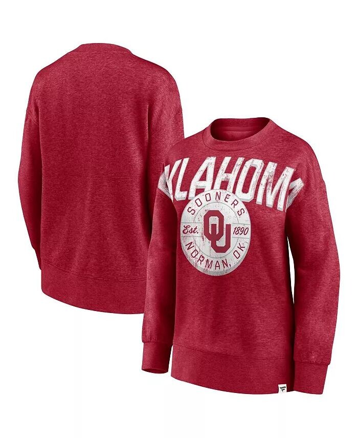 Женская толстовка-пуловер Oklahoma Sooners Jump Distribution цвета малинового меланжа Fanatics
Женская толстовка-пуловер Oklahoma Sooners Jump Distribution цвета малинового меланжа Fanatics