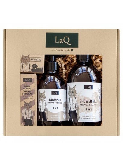 Набор косметики для ухода, 3 шт. LaQ, Ryszard z Bieszczady
Набор косметики для ухода, 3 шт. LaQ, Ryszard z Bieszczady