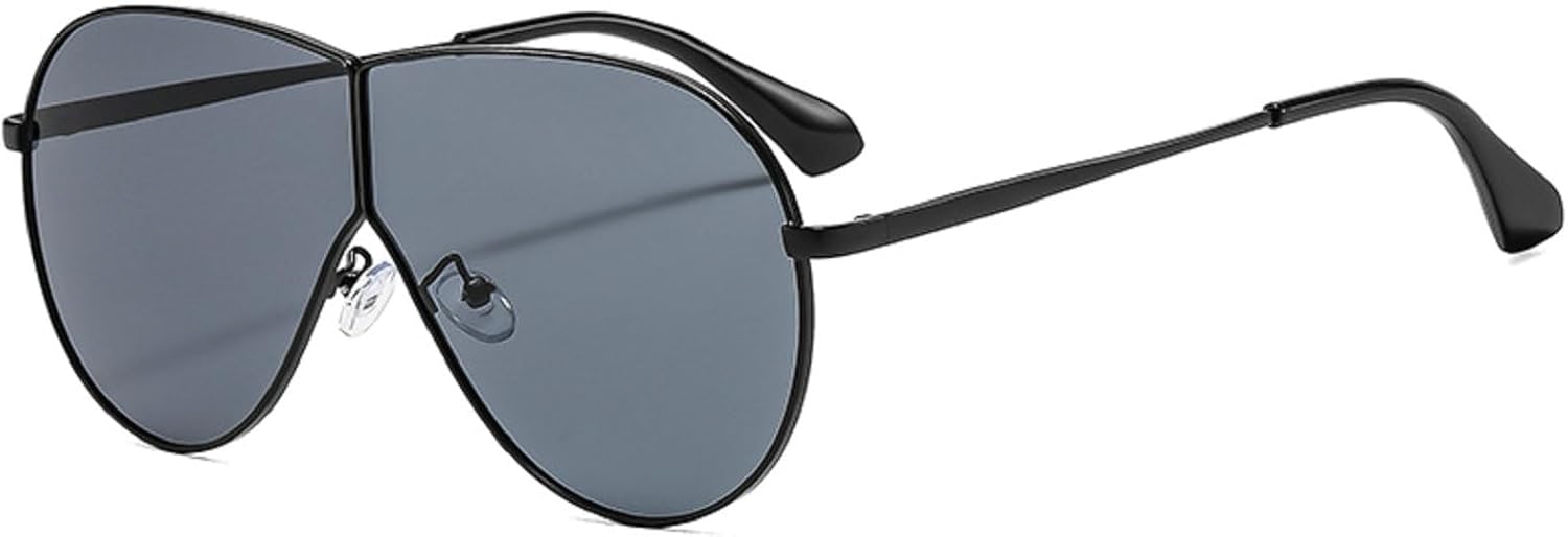Большие солнцезащитные очки-пилот для женщин, роскошные очки в стиле Y2K, цельные солнцезащитные очки для женщин, очки для активного отдыха, защита от УФ-излучения UV400 mincl, Black
Большие солнцезащитные очки-пилот для женщин, роскошные очки в стиле Y2K, цельные солнцезащитные очки для женщин, очки для активного отдыха, защита от УФ-излучения UV400 mincl, Black