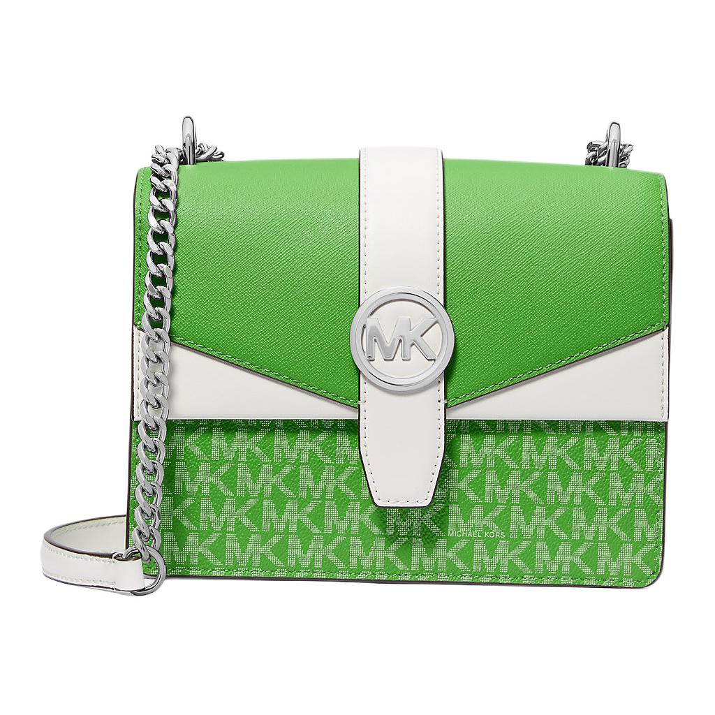 MICHAEL KORS Сумка через плечо из текстиля с покрытием малая женская зелёная
MICHAEL KORS Сумка через плечо из текстиля с покрытием малая женская зелёная