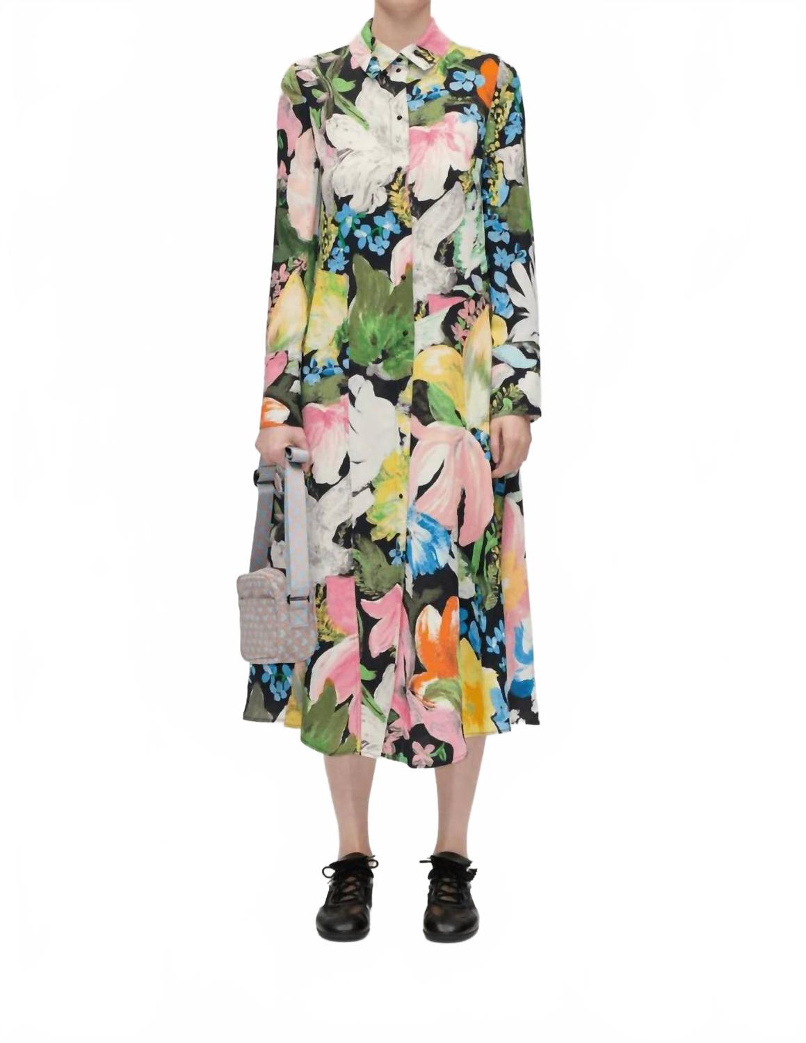 Платье-поло миди с планкой спереди, расцветка «Цветы под солнцем» STINE GOYA, flowers under the sun
Платье-поло миди с планкой спереди, расцветка «Цветы под солнцем» STINE GOYA, flowers under the sun