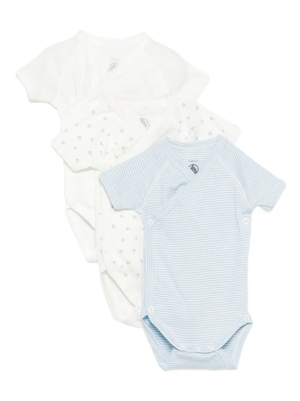 Комплект из трех боди с принтом Petit Bateau, белый
Комплект из трех боди с принтом Petit Bateau, белый