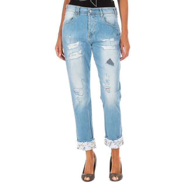 Длинные джинсовые брюки с прямым подолом 10dbf0667 женщина Met, синий
Длинные джинсовые брюки с прямым подолом 10dbf0667 женщина Met, синий