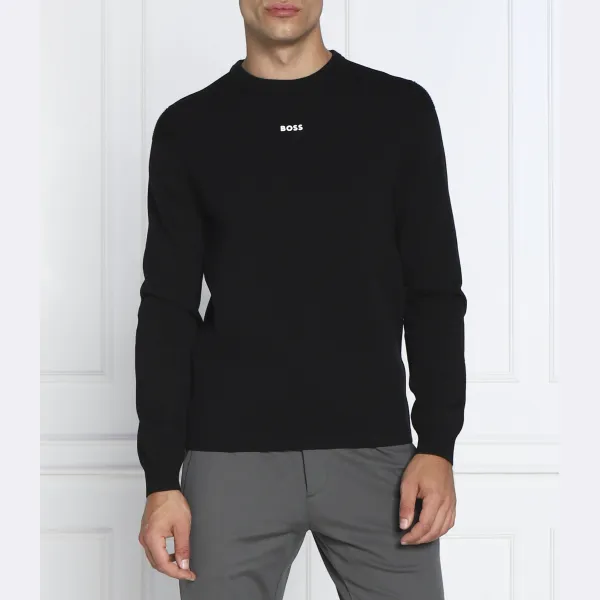 Свитер Ralfio стандартного кроя Boss, черный
Свитер Ralfio стандартного кроя Boss, черный