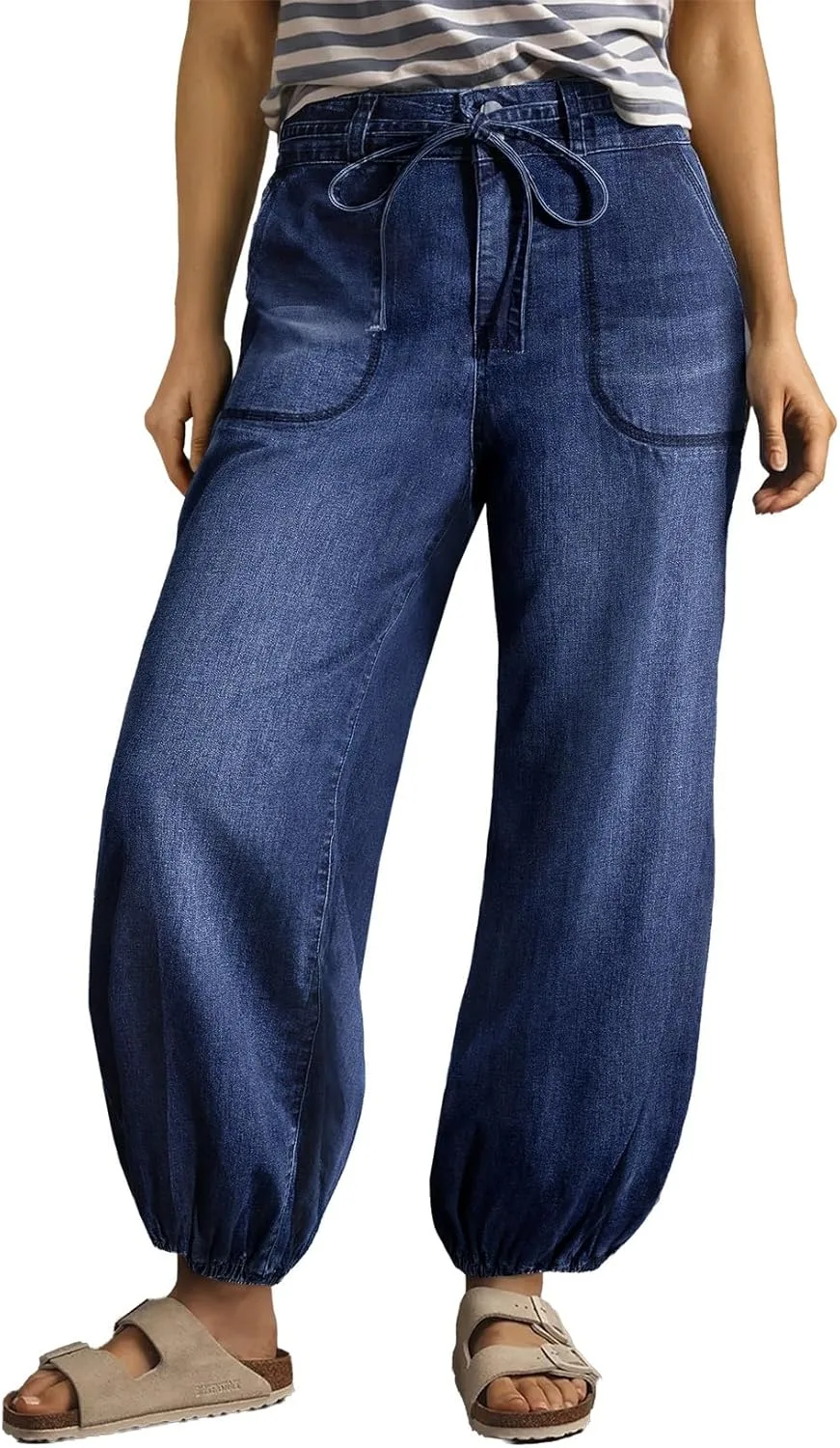 Sidefeel женские джинсы wide leg с высокой талией и завязками
Sidefeel женские джинсы wide leg с высокой талией и завязками