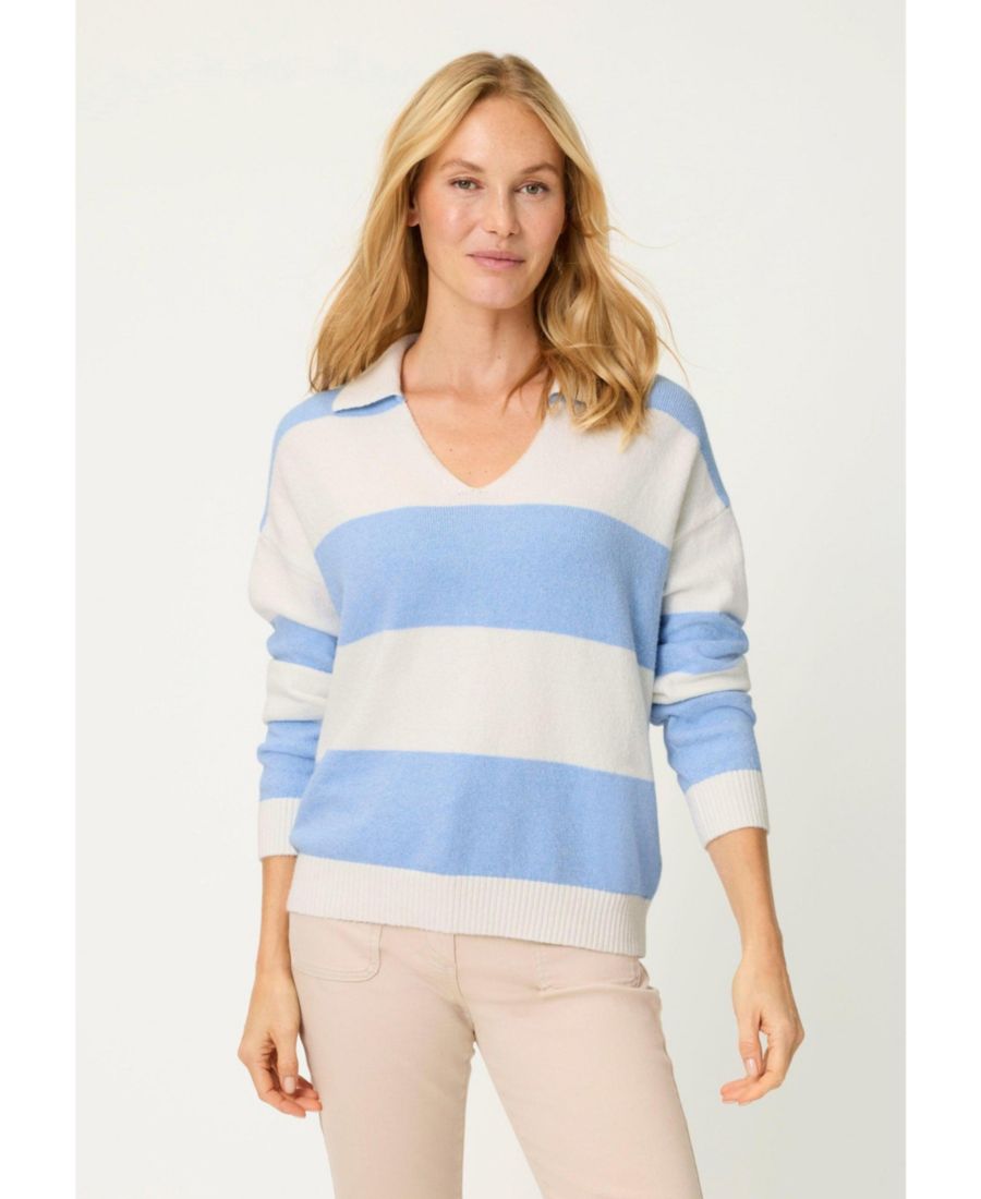 Женский свитер с открытым воротником Olsen, Cloud blue
Женский свитер с открытым воротником Olsen, Cloud blue