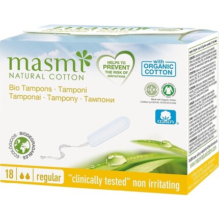 MASMI NATURAL COTTON Органические тампоны Classic
MASMI NATURAL COTTON Органические тампоны Classic