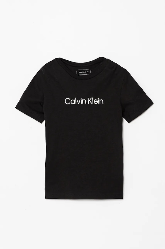 Детская хлопковая футболка Calvin Klein Jeans, черный
Детская хлопковая футболка Calvin Klein Jeans, черный