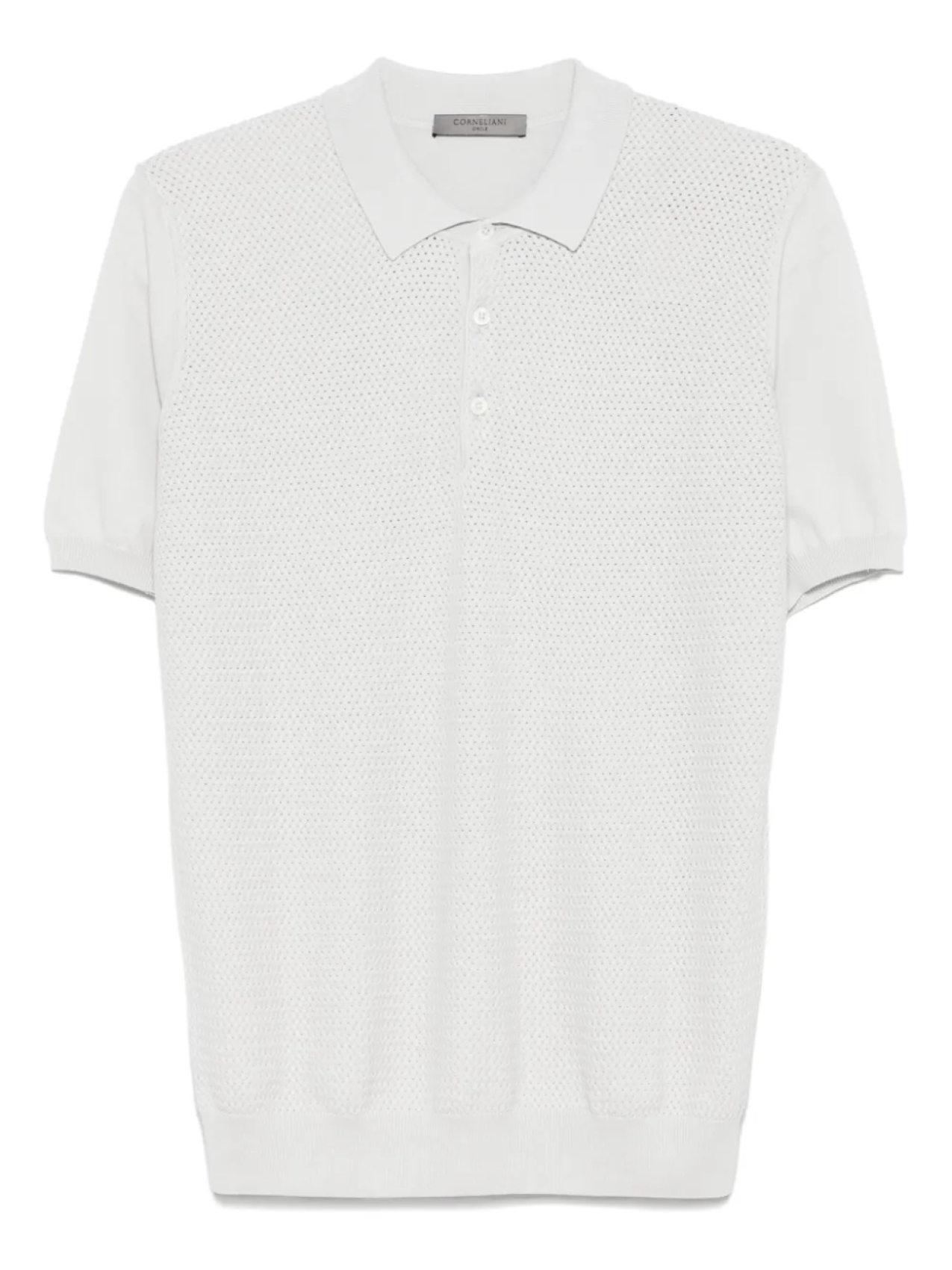 Трикотажная рубашка-поло Corneliani, серый 
Трикотажная рубашка-поло Corneliani, серый