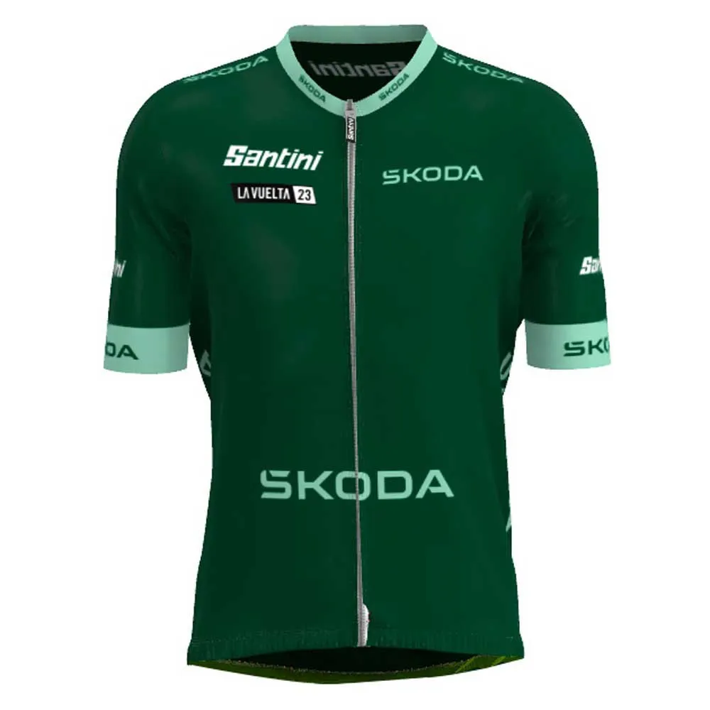 Джерси Santini Best sprinter La Vuelta Official short sleeve, зеленый
Джерси Santini Best sprinter La Vuelta Official short sleeve, зеленый