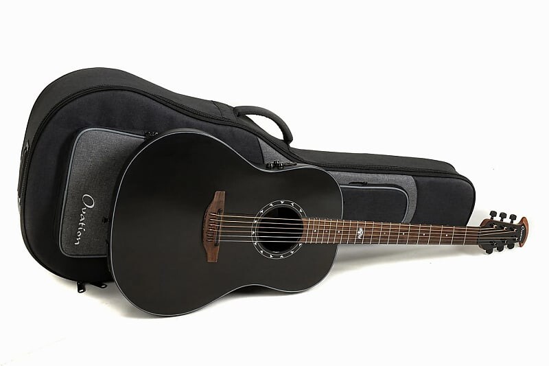 Акустическая гитара Ovation Ultra Series Acoustic/Electric Guitar w/ Gig Bag - Pitch Black
Акустическая гитара Ovation Ultra Series Acoustic/Electric Guitar w/ Gig Bag - Pitch Black