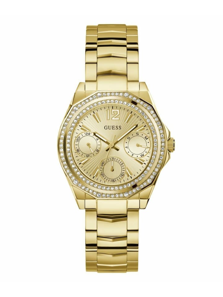 Guess Аналоговые женские часы в золоте
Guess Аналоговые женские часы в золоте