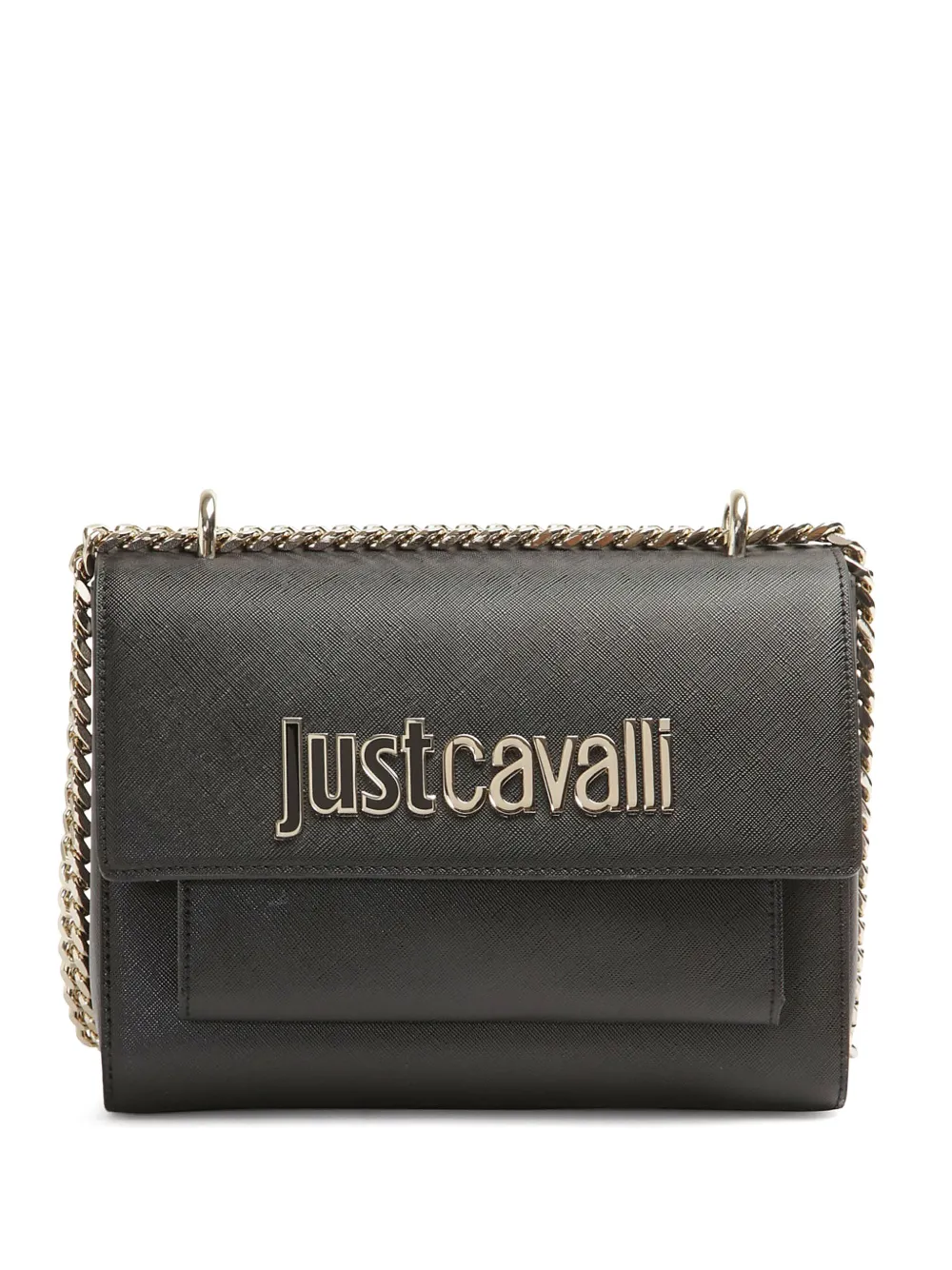 Сумка через плечо с логотипом Just Cavalli, черный 
Сумка через плечо с логотипом Just Cavalli, черный