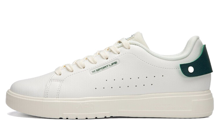 Кеды мужские, обувь для скейтбординга низкая белый/зеленый 361°
Кеды мужские, обувь для скейтбординга низкая белый/зеленый 361°