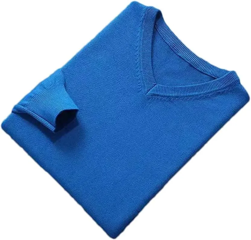 Классический мужской пуловер с V-образным вырезом, мягкий, однотонный
Классический мужской пуловер с V-образным вырезом, мягкий, однотонный