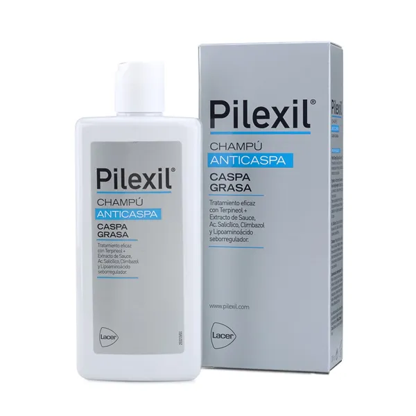 Шампунь против жирности от перхоти Champú Anticaspa Pilexil, 300 ml
Шампунь против жирности от перхоти Champú Anticaspa Pilexil, 300 ml