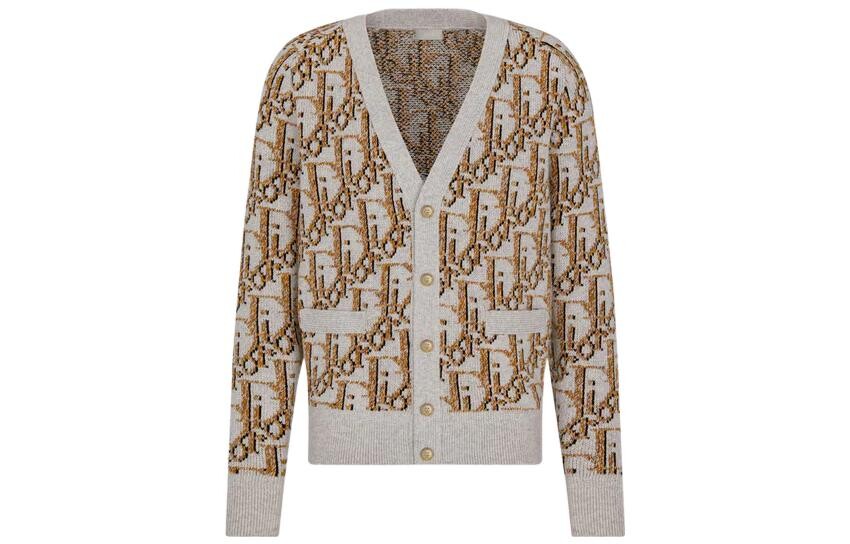 Свитер мужской бежевый/коричневый Dior, коричневый
Свитер мужской бежевый/коричневый Dior, коричневый