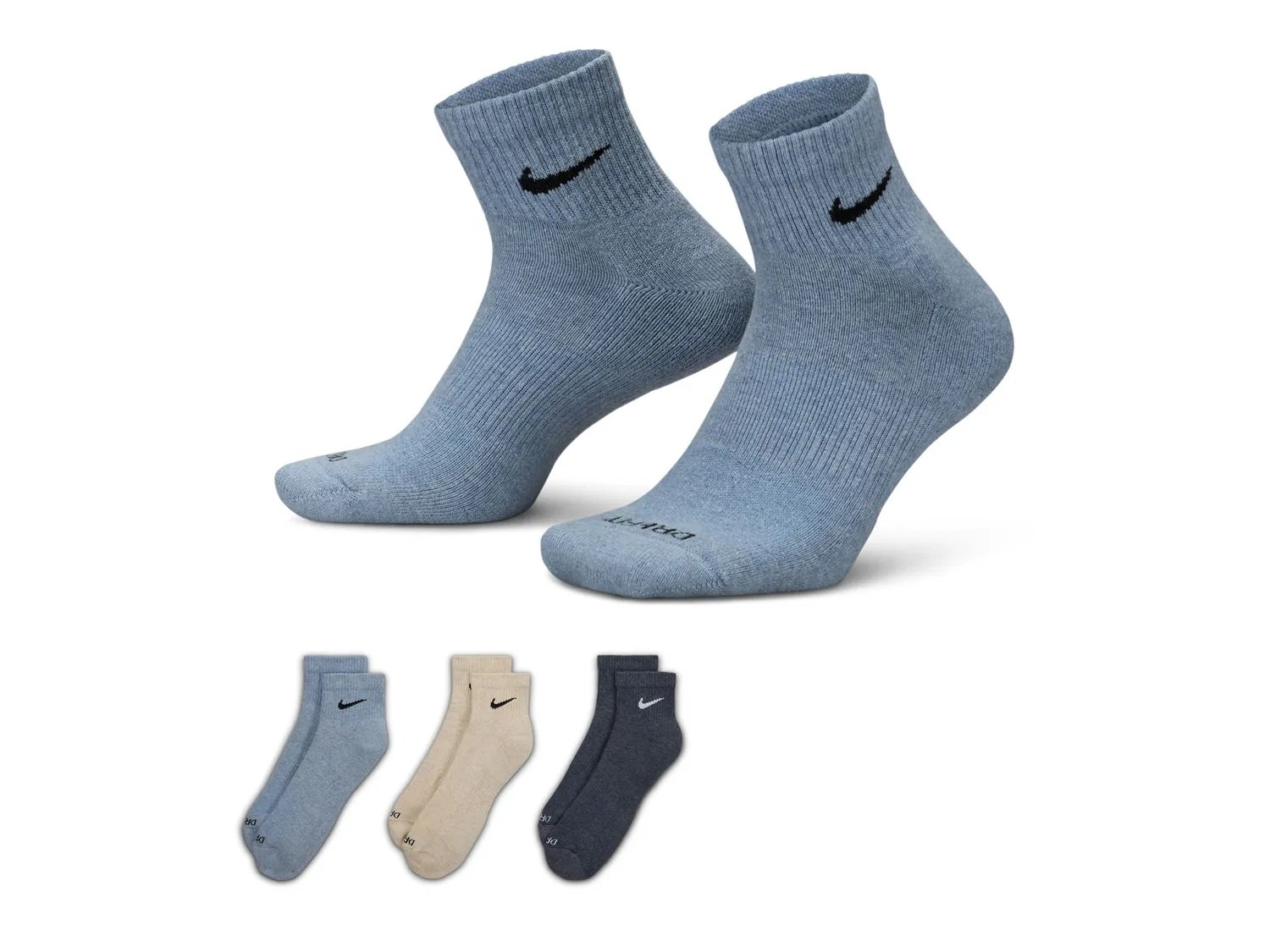 Носки Nike Everday Plus Cushion Women's Ankle Socks - 3 Pack, синий/бежевый
Носки Nike Everday Plus Cushion Women's Ankle Socks - 3 Pack, синий/бежевый
