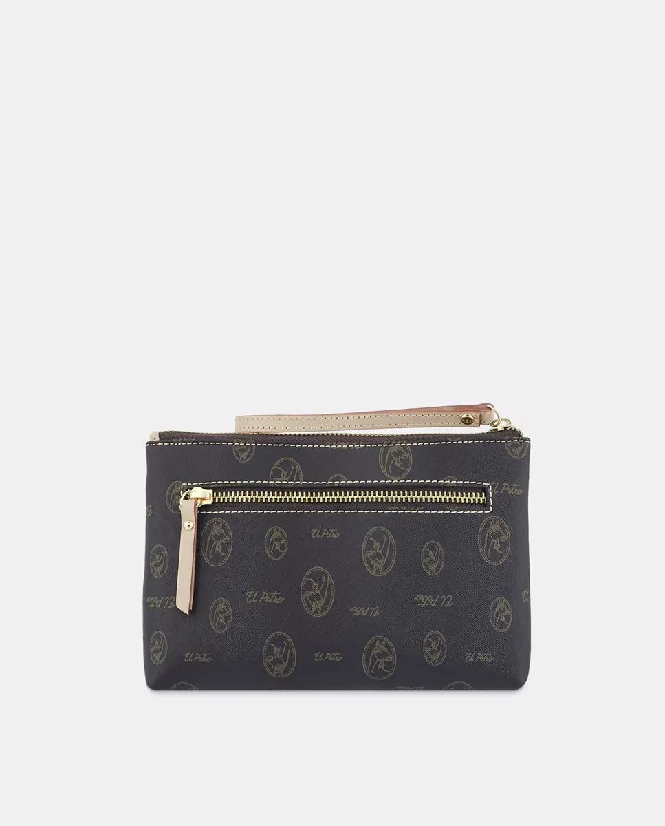 Кожаная и холщевая сумка на руку El Potro, коричневый
Кожаная и холщевая сумка на руку El Potro, коричневый