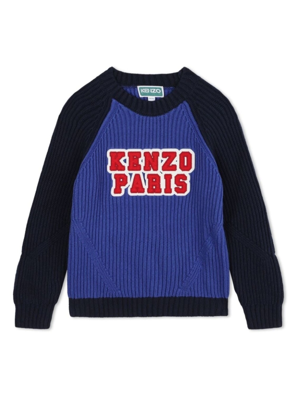 Kenzo Kids джемпер в стиле колор-блок с вышитым логотипом, синий
Kenzo Kids джемпер в стиле колор-блок с вышитым логотипом, синий