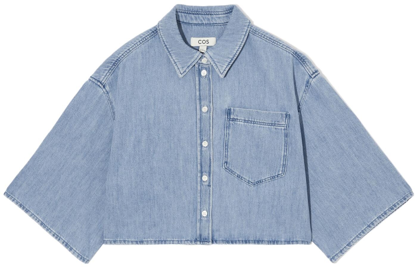 Рубашка женская светло-голубая Cos
Рубашка женская светло-голубая Cos