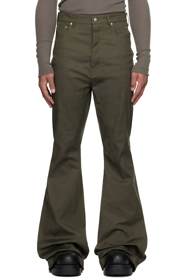 Rick Owens Брюки цвета хаки Concordians Bolan Bootcut
Rick Owens Брюки цвета хаки Concordians Bolan Bootcut