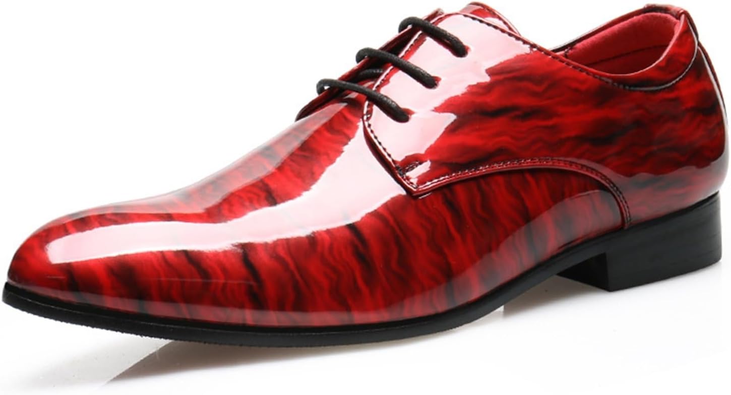 Мужские туфли оксфорды из лакированной кожи, удобные с закрытым носком, деловые повседневные, с шнуровкой, дерби, формальные кожаные туфли для свадьбы, работы и офиса Generic, красный
Мужские туфли оксфорды из лакированной кожи, удобные с закрытым носком, деловые повседневные, с шнуровкой, дерби, формальные кожаные туфли для свадьбы, работы и офиса Generic, красный