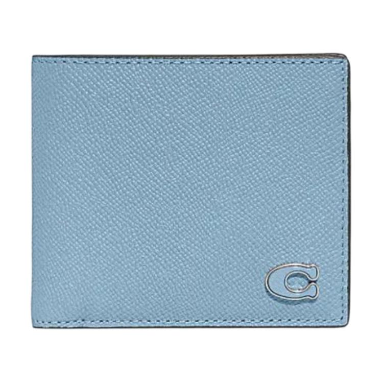 COACH Мужской бумажник из коровьей кожи с отделением для карт синий
COACH Мужской бумажник из коровьей кожи с отделением для карт синий