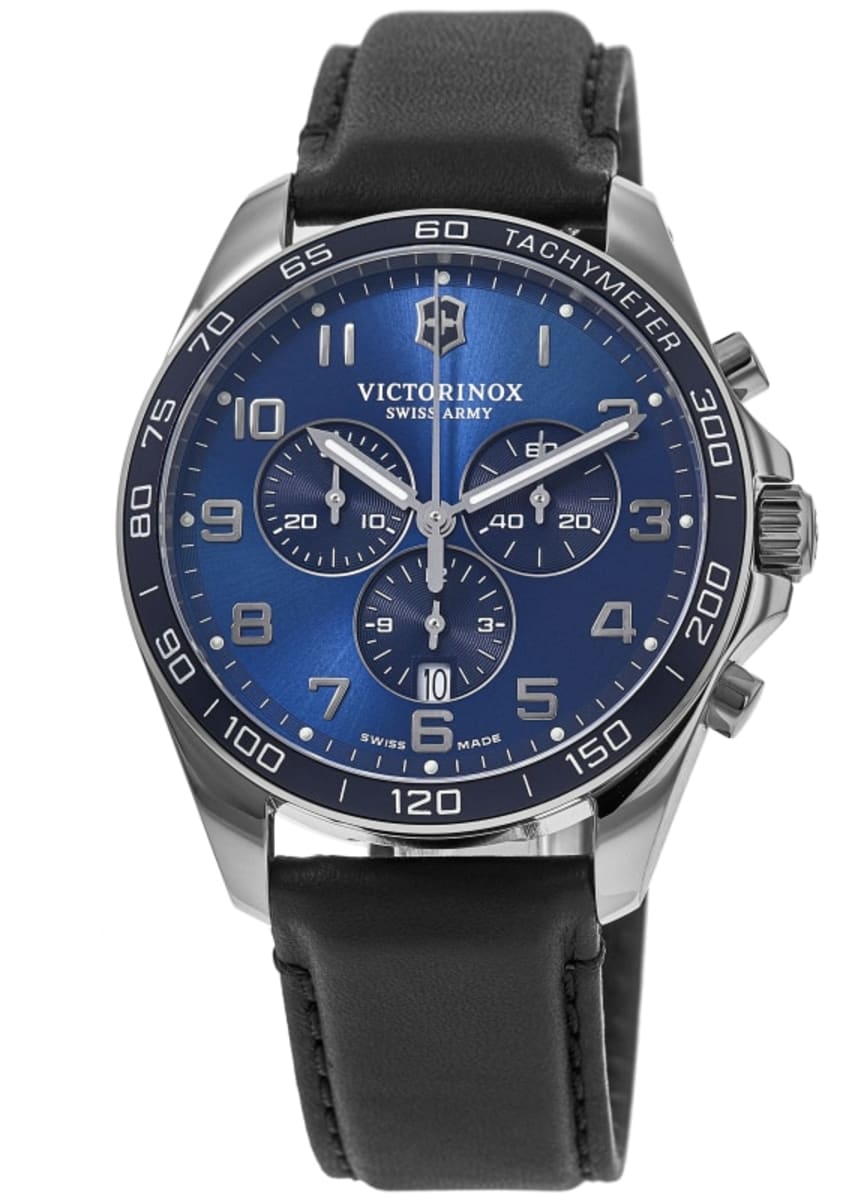 Victorinox Swiss Army Fieldforce Classic Chrono с синим циферблатом и черным кожаным ремешком мужские часы 241929
Victorinox Swiss Army Fieldforce Classic Chrono с синим циферблатом и черным кожаным ремешком мужские часы 241929