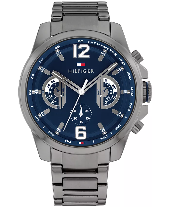 Мужские кварцевые часы Ionic Plated Steel 46 мм, серый Tommy Hilfiger, Синий, Мужские кварцевые часы Ionic Plated Steel 46 мм, серый Tommy Hilfiger
Мужские кварцевые часы Ionic Plated Steel 46 мм, серый Tommy Hilfiger, Синий, Мужские кварцевые часы Ionic Plated Steel 46 мм, серый Tommy Hilfiger