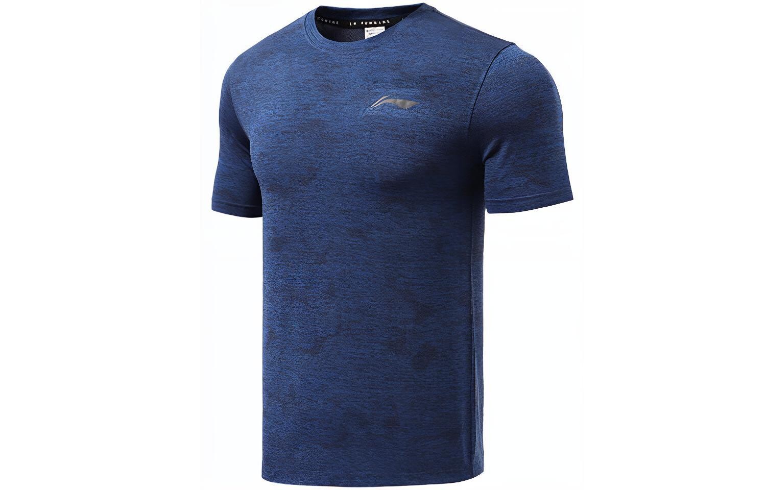 Футболка для бега, мужская, синяя Lining, синий
Футболка для бега, мужская, синяя Lining, синий