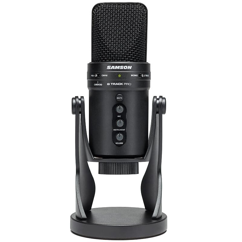 Микрофон Samson G-Track Pro USB Condenser Microphone 
Микрофон Samson G-Track Pro USB Condenser Microphone