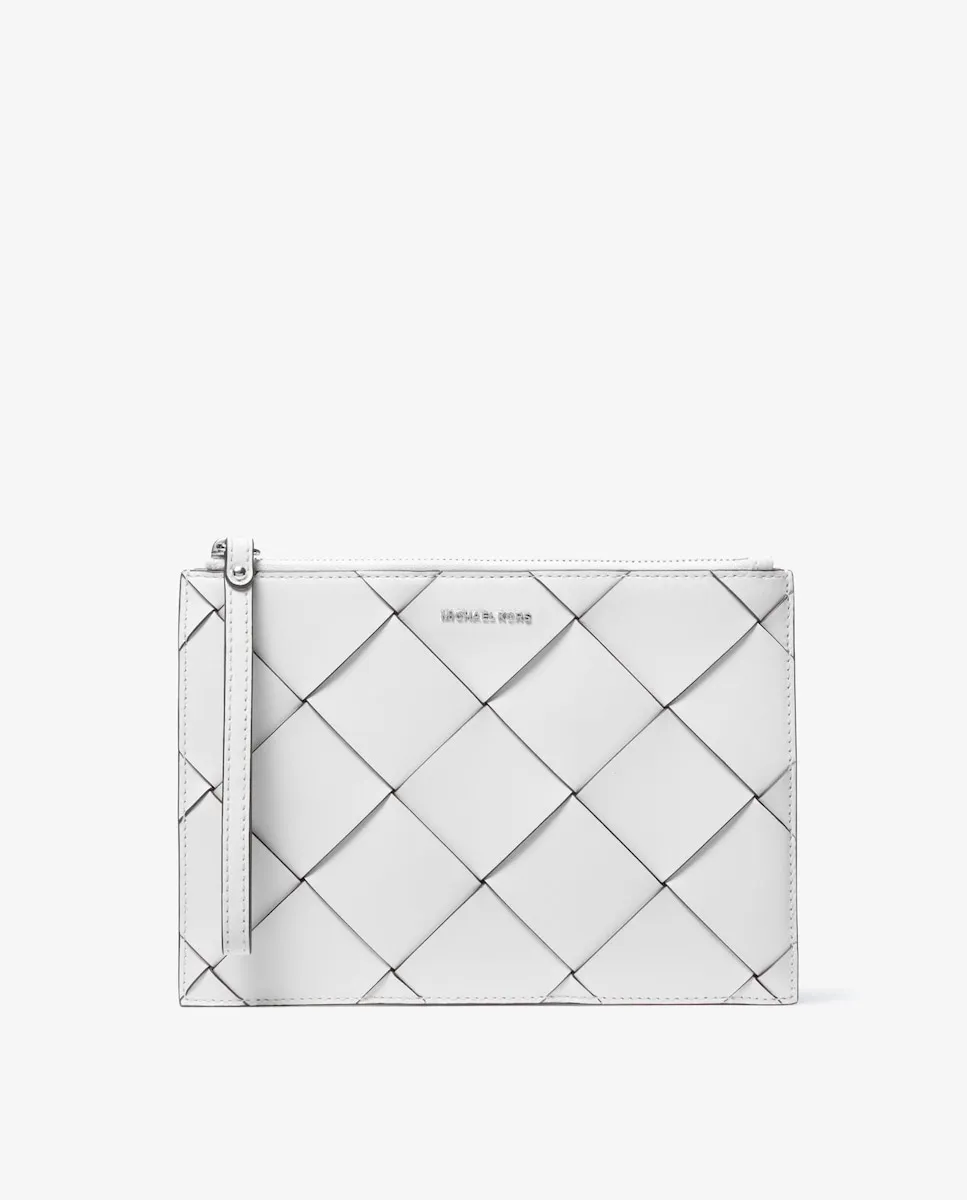 Сумочка с плетеным кожаным ремешком Michael Michael Kors, белый
Сумочка с плетеным кожаным ремешком Michael Michael Kors, белый