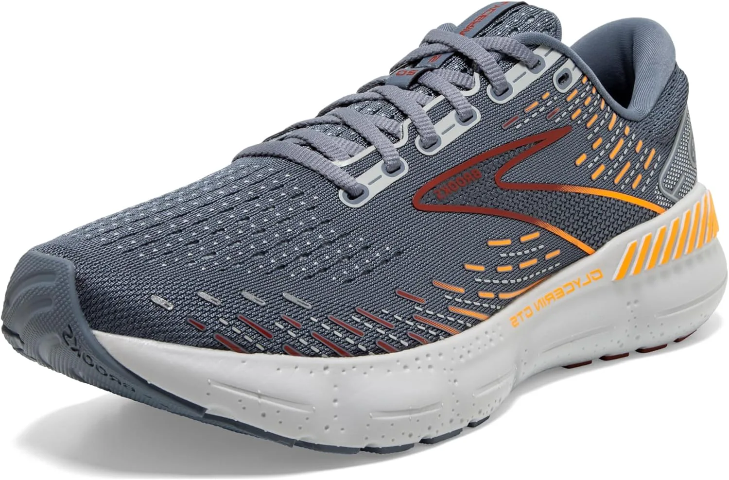 Мужские беговые кроссовки Brooks Glycerin GTS 20 с поддержкой, серый/оранжевый
Мужские беговые кроссовки Brooks Glycerin GTS 20 с поддержкой, серый/оранжевый