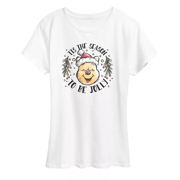 Женская футболка с веселым принтом Винни-Пуха Disney, белый
Женская футболка с веселым принтом Винни-Пуха Disney, белый