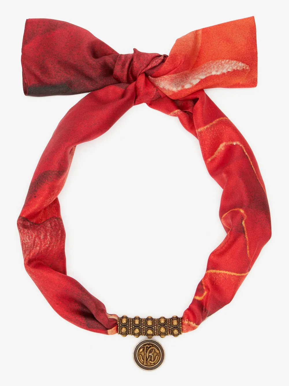 Шелковое ожерелье с тисненым логотипом Roberto Cavalli, красный
Шелковое ожерелье с тисненым логотипом Roberto Cavalli, красный