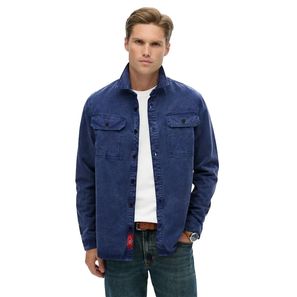 Куртка-рубашка Superdry Merchant Military, синий
Куртка-рубашка Superdry Merchant Military, синий
