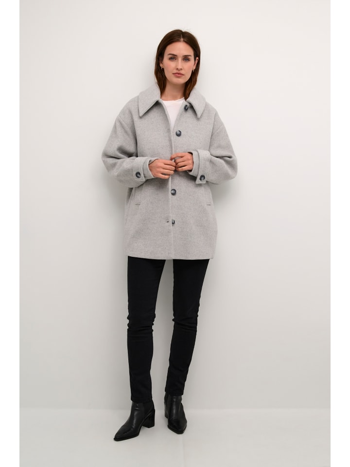 Пуховик Kaffe, серый меланж
Пуховик Kaffe, серый меланж