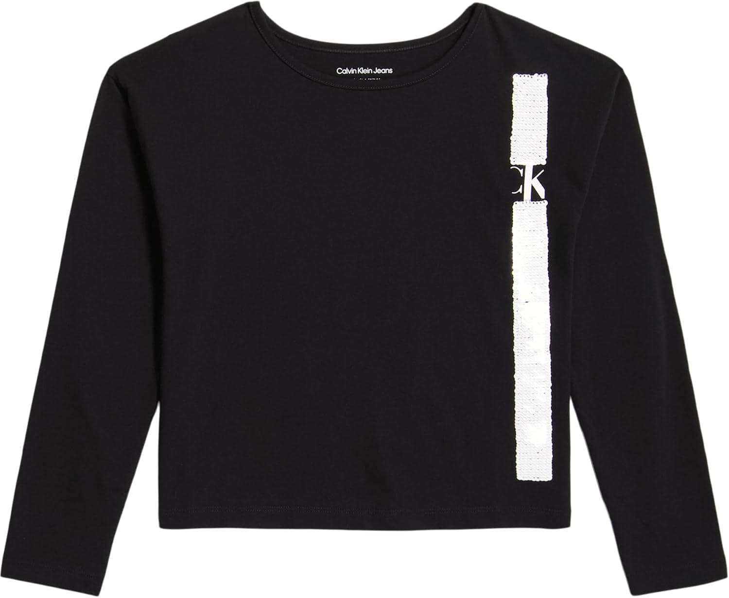 Футболка Calvin Klein с длинными рукавами и круглым вырезом для девочек, мягкая и удобная, Black Vertical
Футболка Calvin Klein с длинными рукавами и круглым вырезом для девочек, мягкая и удобная, Black Vertical