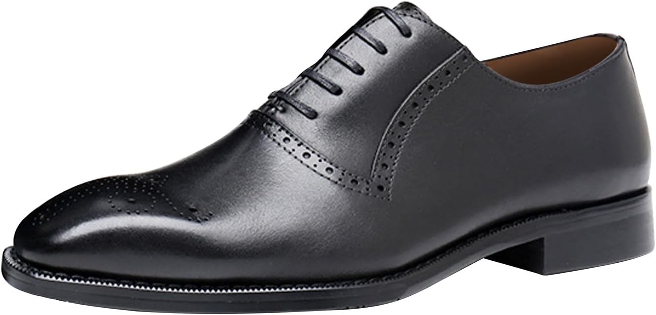 Мужские туфли Santimon Mens Oxfords для костюмов, сделанные из натуральной кожи, броги Oxfords, модные туфли для выпускного, свадьбы, бизнеса и повседневной носки, комфортные туфли для смокинга для мужчин, черный
Мужские туфли Santimon Mens Oxfords для костюмов, сделанные из натуральной кожи, броги Oxfords, модные туфли для выпускного, свадьбы, бизнеса и повседневной носки, комфортные туфли для смокинга для мужчин, черный