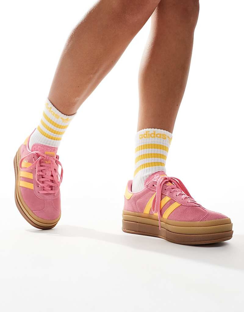 Розово-желтые кроссовки adidas Originals – Gazelle Bold – на резиновой подошве, Желтый, Розово-желтые кроссовки adidas Originals – Gazelle Bold – на резиновой подошве
Розово-желтые кроссовки adidas Originals – Gazelle Bold – на резиновой подошве, Желтый, Розово-желтые кроссовки adidas Originals – Gazelle Bold – на резиновой подошве
