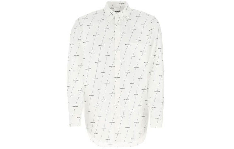 Рубашка мужская белая Balenciaga, белый
Рубашка мужская белая Balenciaga, белый