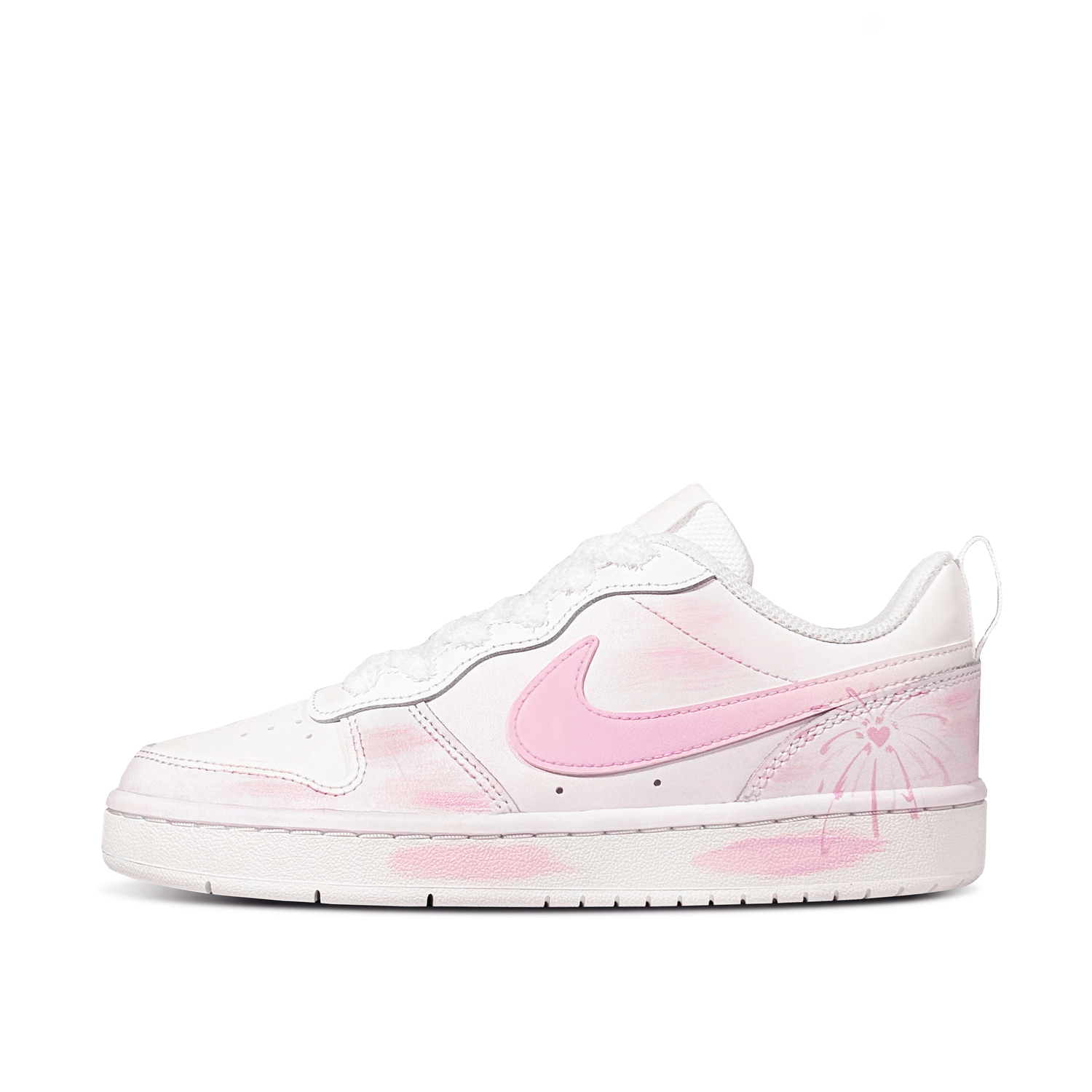 Nike Кроссовки для скейтбординга Court Borough Radiant Fireprint низкие детские Pink White для подростков
Nike Кроссовки для скейтбординга Court Borough Radiant Fireprint низкие детские Pink White для подростков