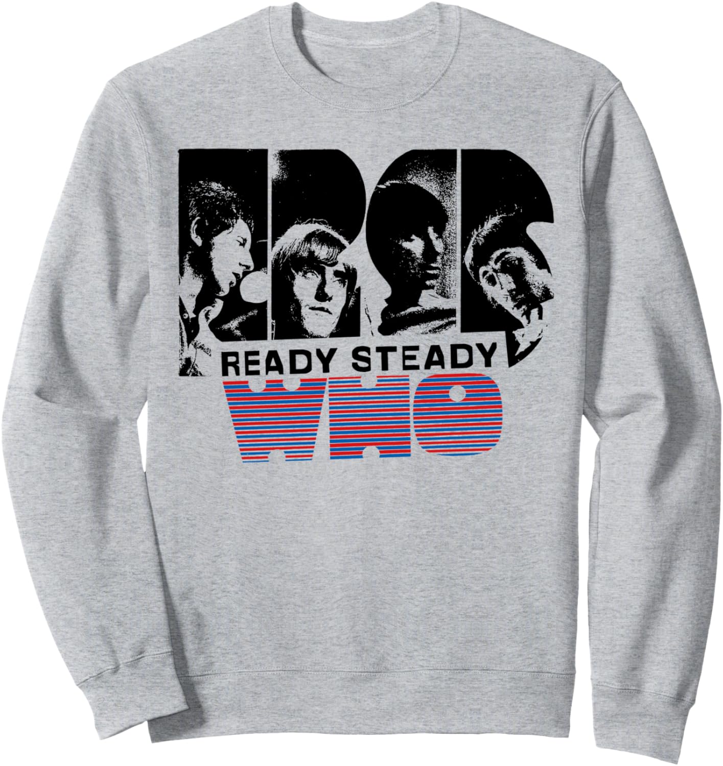 Официальная ретро-толстовка The Who Ready Steady Who, серый
Официальная ретро-толстовка The Who Ready Steady Who, серый