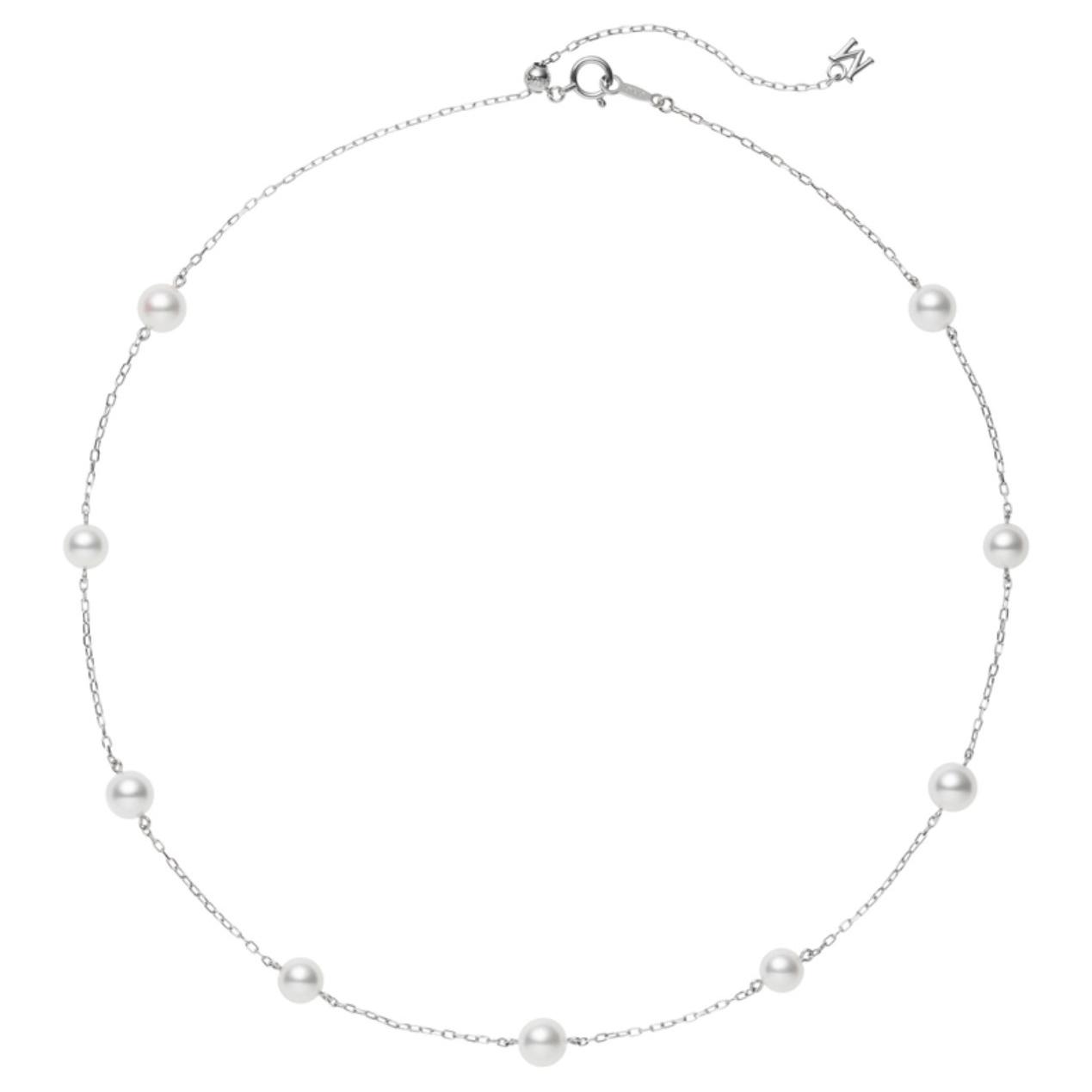 Mikimoto Женские серебряные колье из белого золота 18 карат с жемчугом
Mikimoto Женские серебряные колье из белого золота 18 карат с жемчугом