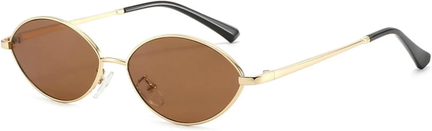 Солнцезащитные очки Willochra овальной и шестиугольной формы для женщин, ретро-винтаж, золотистые металлические линзы, «кошачий глаз», защита от УФ-излучения, C2
Солнцезащитные очки Willochra овальной и шестиугольной формы для женщин, ретро-винтаж, золотистые металлические линзы, «кошачий глаз», защита от УФ-излучения, C2