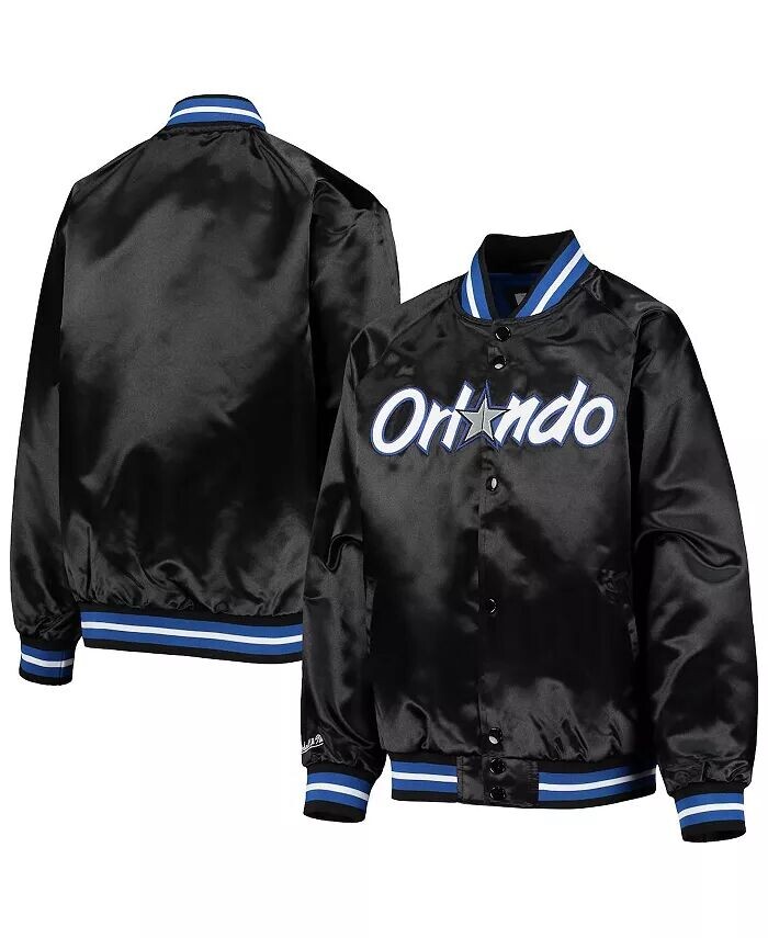 Куртка Big Boys Black Orlando Magic Hardwood Classics Satin Raglan Full-Snap Mitchell & Ness
Куртка Big Boys Black Orlando Magic Hardwood Classics Satin Raglan Full-Snap Mitchell & Ness