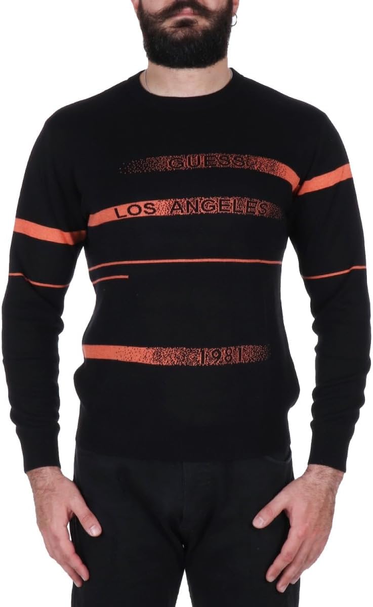 GUESS Мужской свитер Philbert Logo Striped, Black And Mars Logo Stripes
GUESS Мужской свитер Philbert Logo Striped, Black And Mars Logo Stripes