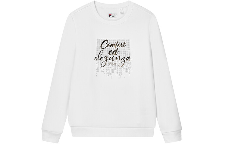 Толстовка женская белая Fila 
Толстовка женская белая Fila