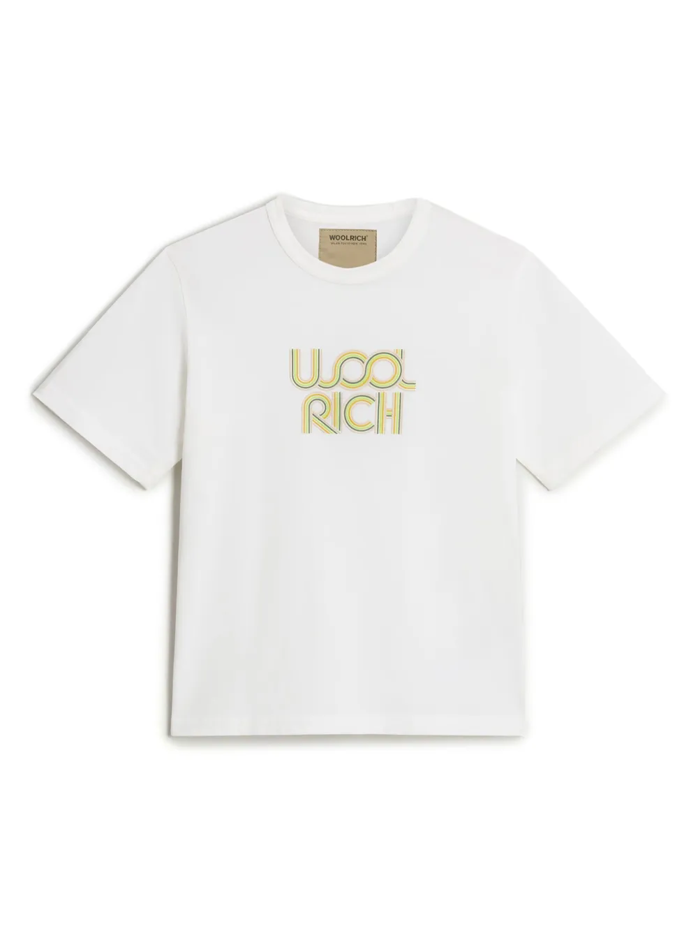 Футболка с логотипом Woolrich Kids, белый 
Футболка с логотипом Woolrich Kids, белый